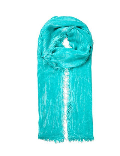 Lily bambu halsduk i petrolblått